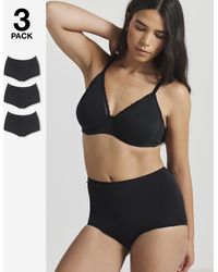 Sloggi - 3Pk Microfibre Maxi Knicker - Lyst