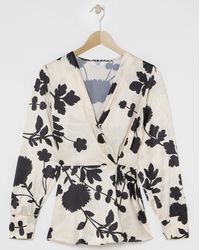 Joanna Hope - Printed Satin Blouse - Lyst