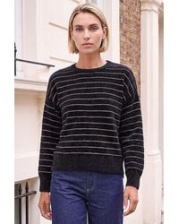 Roman - Roman Fluffy Stripe Knit Jumper - Lyst