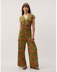 Monsoon - Zainab Floral Wide Leg Jumpsuit - Lyst