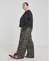 Simply Be - Drawcord Wide Leg Trouser - Lyst