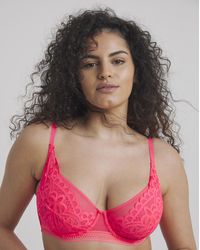 Figleaves - Harper Geometric Lace Bra - Lyst