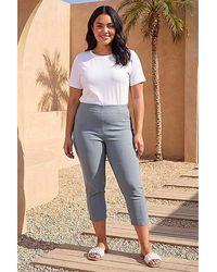 Roman Curve - Cropped Stretch Trouser - Lyst