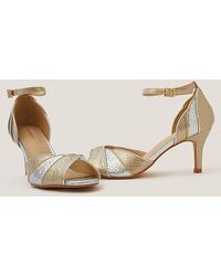 Monsoon - Meg Metallic Two Tone Heels - Lyst