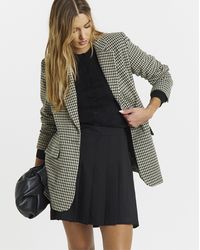 Simply Be - Woven Pleated Mini Skirt - Lyst