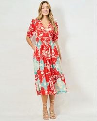 Hope & Ivy - Amal Midaxi Dress - Lyst