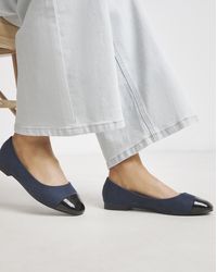 JD Williams - Toe Cap Ballerina Ex Wide - Lyst