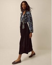 Monsoon - Claudia Floral Devor Midi Dress - Lyst