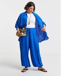 Simply Be - Crinkle Balloon Trouser - Lyst