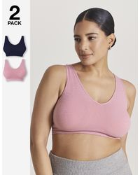 Pretty Secrets - 2 Pack Padded Comfort Tops - Lyst