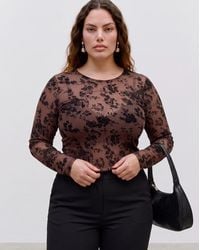 Vero Moda - Flora O-Neck Jersey Top - Lyst