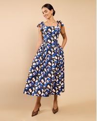 Little Mistress - Lm Floral Tie Midaxi - Lyst