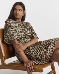 Simply Be - Short Smock Dress - Lyst