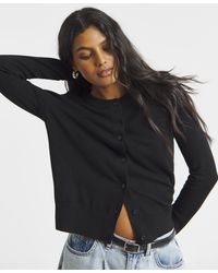 Simply Be - Eversoft Crew Neck Cardigan - Lyst
