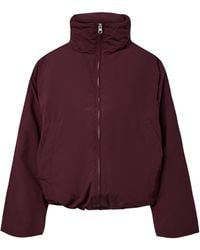 Pieces - Funnel Neck Bomber Jacket - Lyst