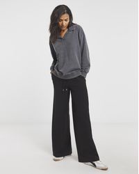 Simply Be - Drawcord Waist Wide Leg Trousers - Lyst