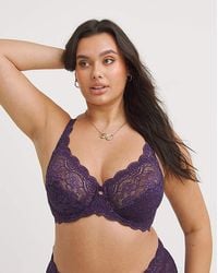 Triumph - Amourette Full Cup Bra Blkcurran - Lyst