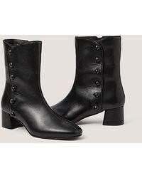 Monsoon - Hettie Leather Ankle Boots - Lyst