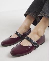 Simply Be - Ballerina Studded Mary Jane Extra Wide - Lyst