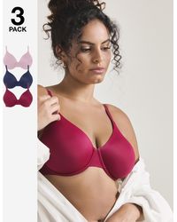 Pretty Secrets - 3 Pack Claire Micro Full Cup Wired Bras - Lyst