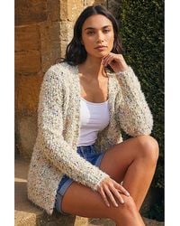 Roman - Roman Fluffy Sparkle Cardigan - Lyst