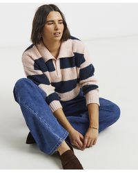 Simply Be - Collared Rib Jumper - Lyst