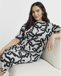Pretty Secrets - Value Bow Print Nightie - Lyst