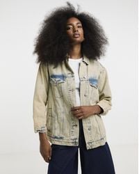 Simply Be - Boyfriend Denim Jacket - Lyst