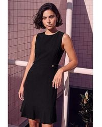 Roman - Roman Sleeveless Button Side Short Dress - Lyst