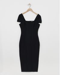 Simply Be - Contouring Seam Bandage Midi Dress - Lyst