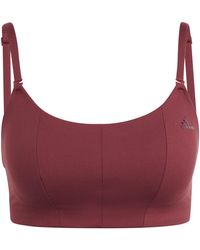 adidas - Yoga Studio Light Support Bra - Lyst