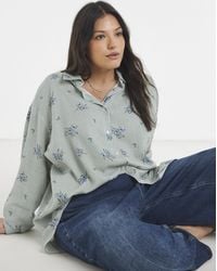 Simply Be - Linen Mix Boxy Shirt - Lyst