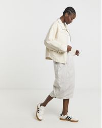 Simply Be - Parachute Cargo Midi Skirt - Lyst