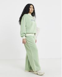 Simply Be - Sport Trim Wide Leg Joggers - Lyst