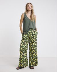 Simply Be - Wide Leg Spun Viscose Trousers - Lyst