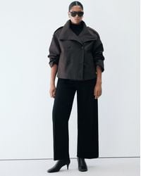 Mango - High-Waisted Wide Leg Jeans - Lyst