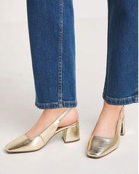 JD Williams - Block Heel Slingback Shoe E Fit - Lyst