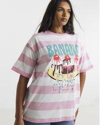 Simply Be - Ice Cream Graphic Oversized T-Shirt - Lyst