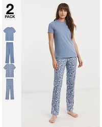 JD Williams - Value 2 Pack Pj Set - Lyst
