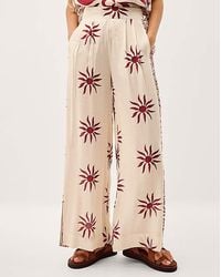 Monsoon - Sunnie Wide Leg Beach Trousers - Lyst