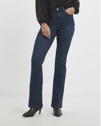 Simply Be - Stretch Denim Flared Jeans - Lyst