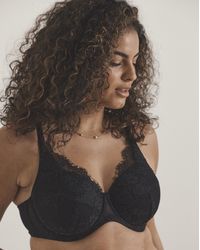 Pretty Secrets - Full Cup Lace Padded Bra - Lyst