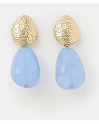 Accessorize - Molten Resin Drop Earrings - Lyst