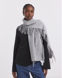 JD Williams - Fringe Detail Midweight Scarf - Lyst