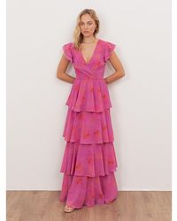 Anaya with love - Floral Print Dress - Lyst