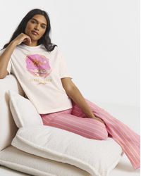 Simply Be - Sunset Lover Pant Pyjama Set - Lyst