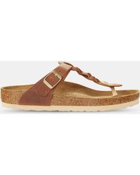 Birkenstock - Gizeh Lea Braided Sandals - Lyst