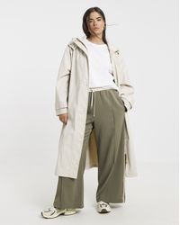 Simply Be - Longline Rubberised Raincoat - Lyst