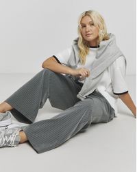 Simply Be - Drawcord Waist Wide Leg Trousers - Lyst