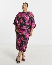 Joanna Hope - Printed Crepe Column Skirt - Lyst